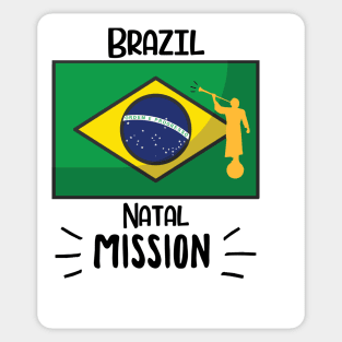 Brazil Natal Mormon LDS Mission Missionary Gift Idea Sticker